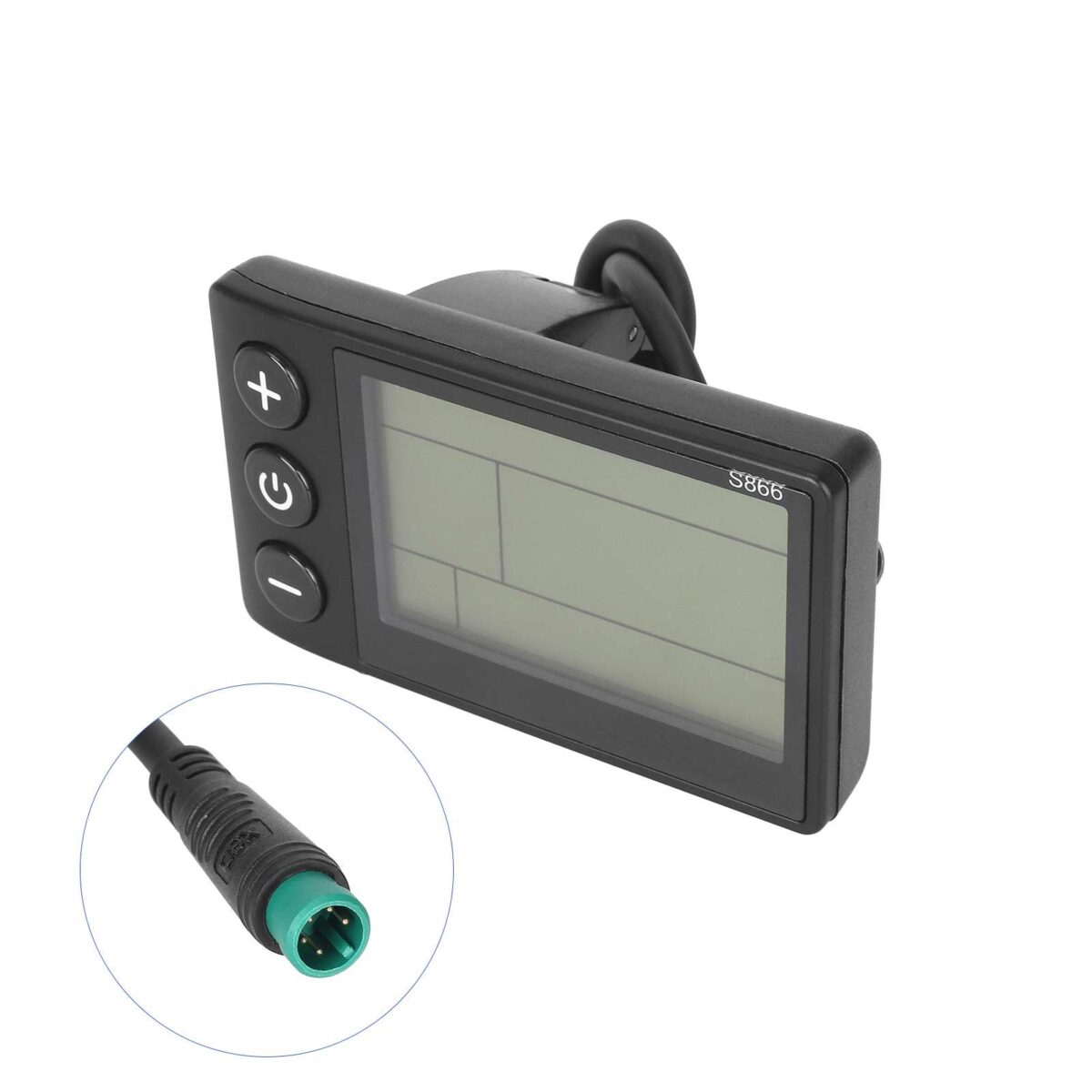 Instrumento LCD inteligente para scooter (cabezal impermeable de cinco núcleos) - Imagen 2