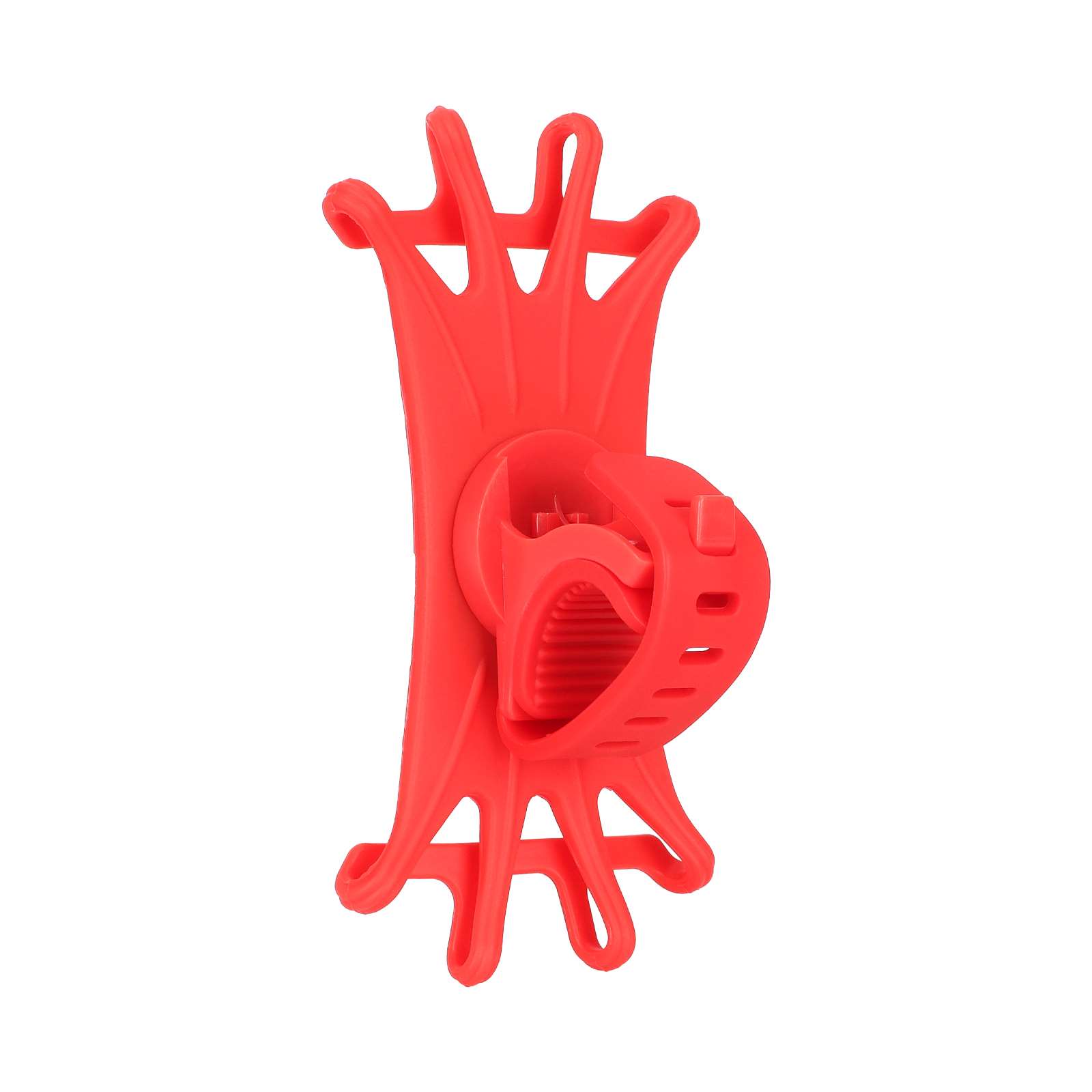 Soporte para teléfono móvil de silicona multifunción rojo - Imagen 2