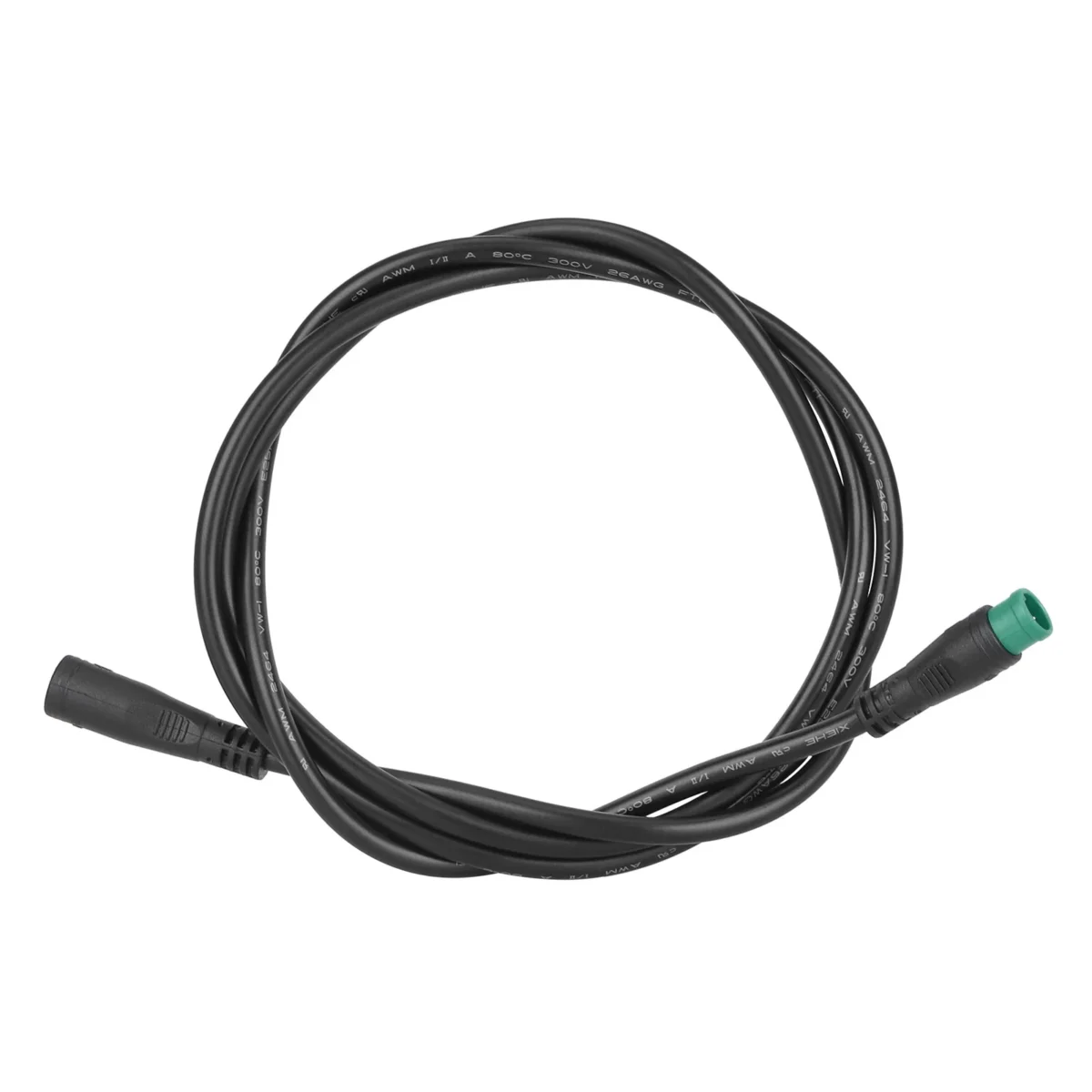 Cable conector impermeable M8, cable verde de 5 pines, conector macho/hembra de 100 cm - Imagen 6