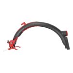Guardabarros trasero Ulip Superior rojo-gris con aluminio para scooters Max G30 - Imagen 5