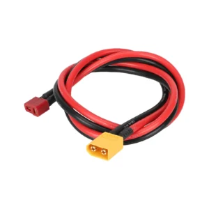 Cable adaptador XT60 macho a T hembra (70 cm de largo)