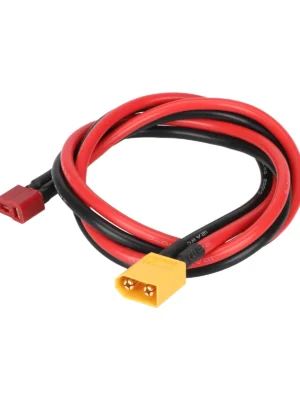 Cable adaptador XT60 macho a T hembra (70 cm de largo)