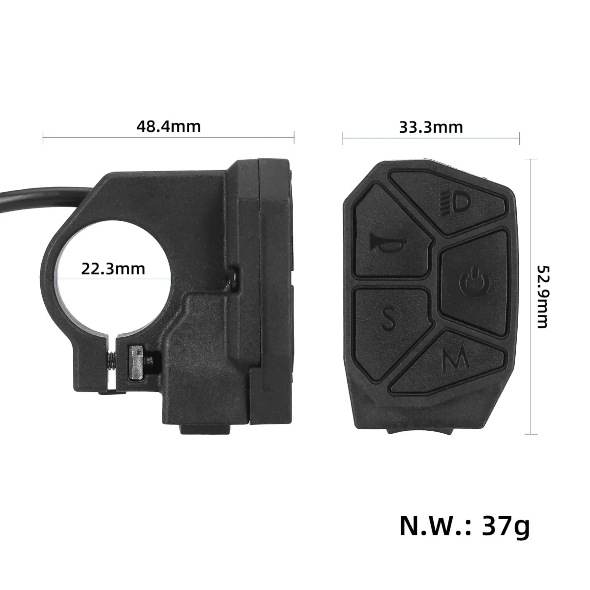 Interruptor de cabezal impermeable de siete funciones - Imagen 2