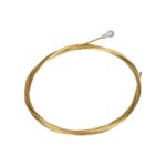 Cable de freno trasero de carretera de 1,5 (1 x 19) x 1,7 metros, pulido en oro 304