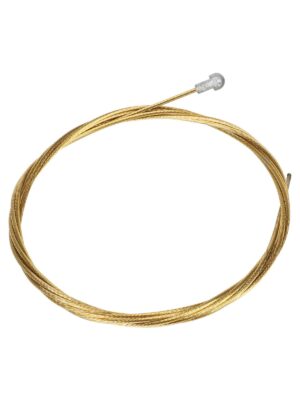 Cable de freno trasero de carretera de 1,5 (1 x 19) x 1,7 metros, pulido en oro 304