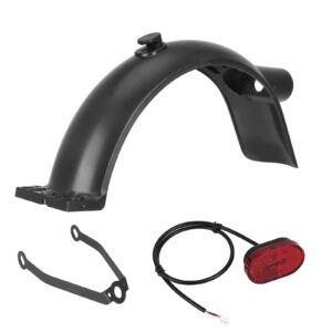 Guardabarros trasero Xiaomi 4 negro + luz + soporte con gancho