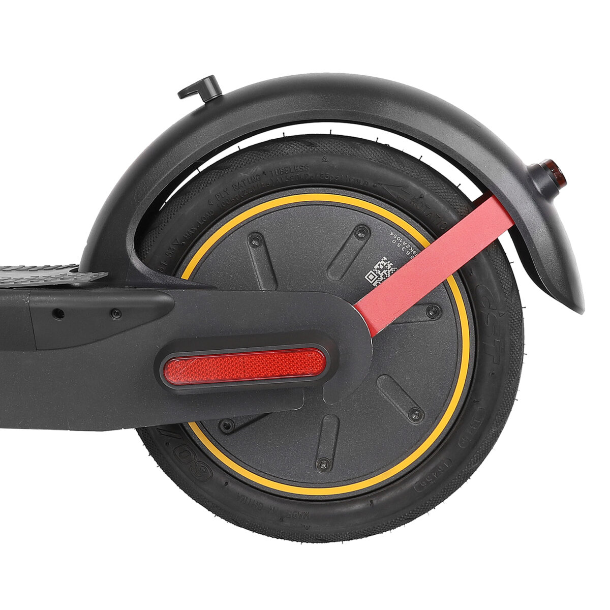 Soporte rojo de guardabarros trasero para G30 Max (Con tornillos) - Imagen 4