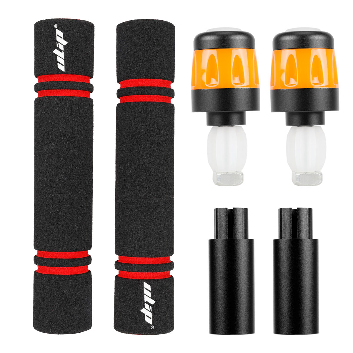 Juego de extensores de agarre Ulip con carga USB y luz para scooters Xiaomi y ES (BBO) - Imagen 3
