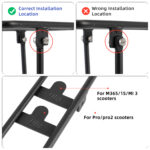 Estante de almacenamiento trasero plegable Ulip para scooters Xiaomi - Imagen 6