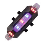 Luz lateral de advertencia de carga USB blanca (luz roja y azul) y luz trasera