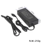 Cargador adaptador de 42 V para patinete M365/Ninebot (estándar del Reino Unido) - Imagen 3