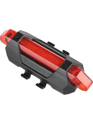 Luz trasera y lateral de advertencia roja recargable por USB para scooters Xiaomi