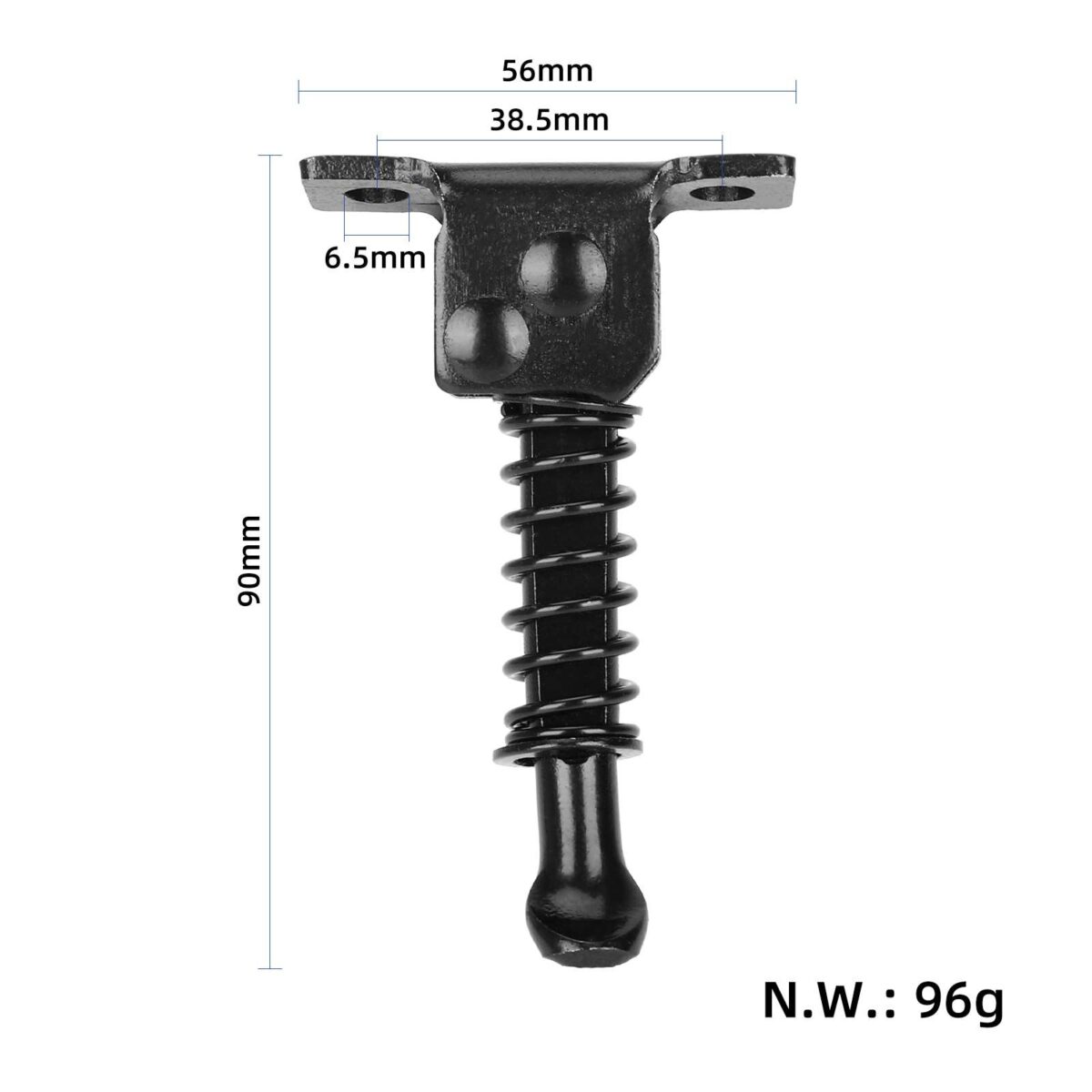 Pata de cabra negra para scooters Kugoo S1/S2/S3 - Imagen 2