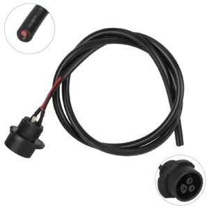 Conector hembra grande LP16-3P con cable