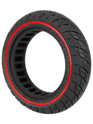 Neumático sólido Ulip 10*2.5 (60/70-6.5) con círculo rojo (ranura de 45 mm)