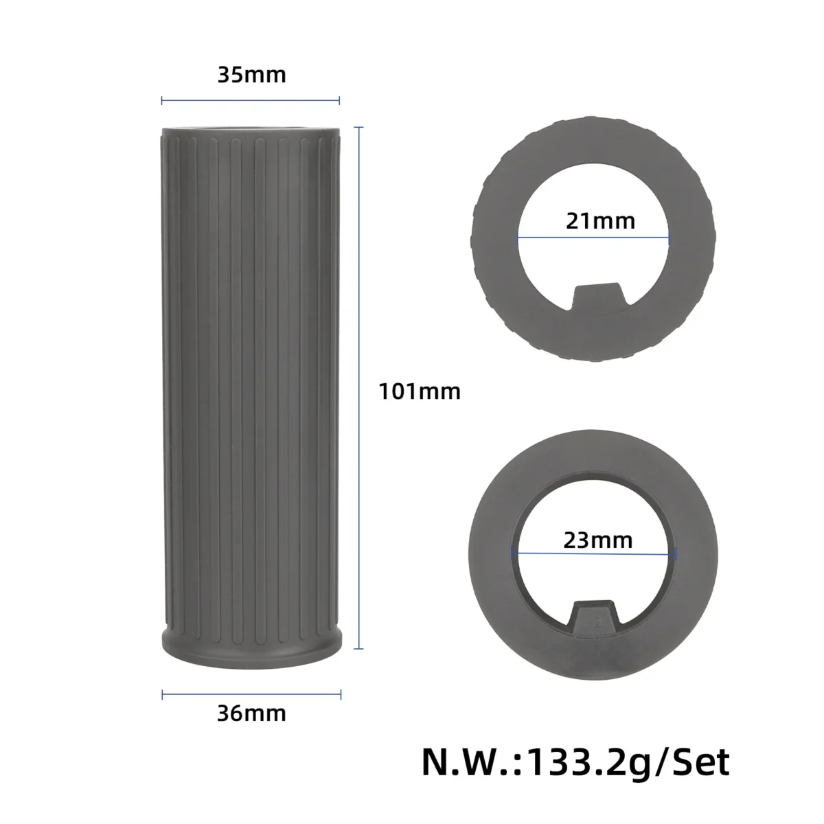 Un par de puños grises para Xiaomi 5 Plus/Elite - Imagen 2