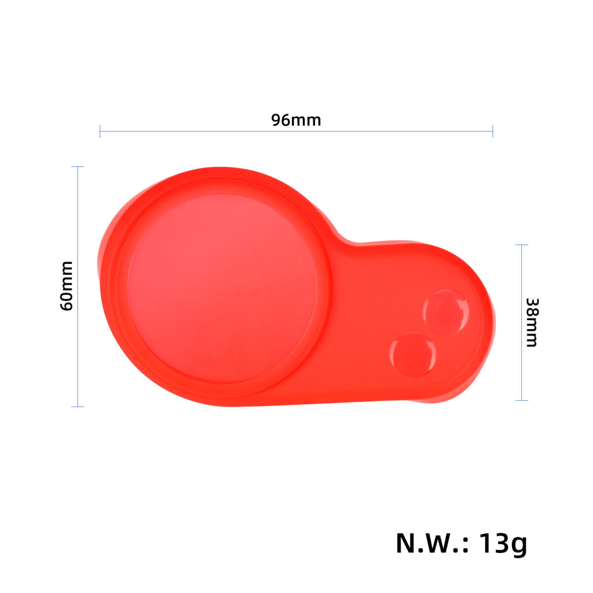 Cubierta de silicona para manómetro universal roja - Imagen 2