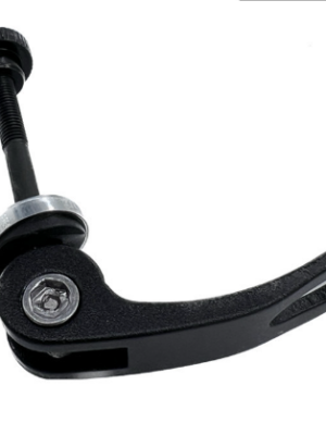 Tija de sillín de bicicleta de montaña de aleación de aluminio M5x60 mm, con orificio para tornillo de liberación rápida, color negro