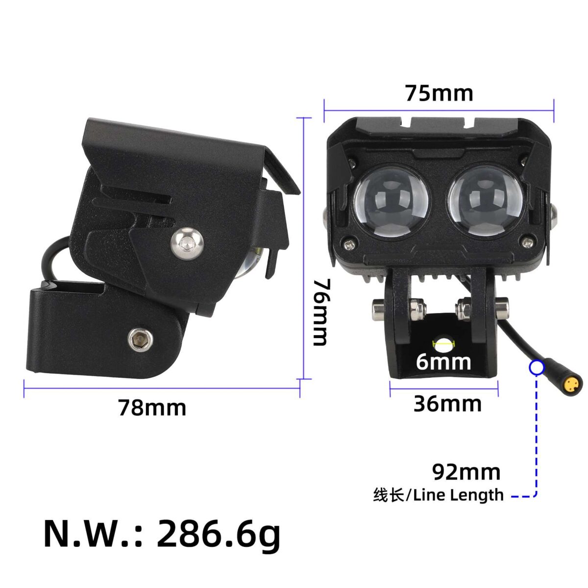 Faro delantero original para scooter Kukirin G3 Pro - Imagen 2