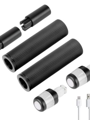 Extensor de agarre de silicona con carga USB Ulip y luz para scooters Max G30 (BBBW)