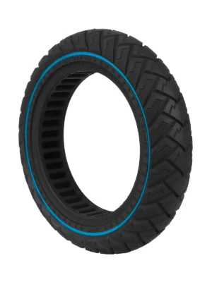 Neumático todoterreno sólido Ulip de 12 pulgadas 60/90-8 (12,5 x 2,5-45) con ranura de 45 mm y círculo azul