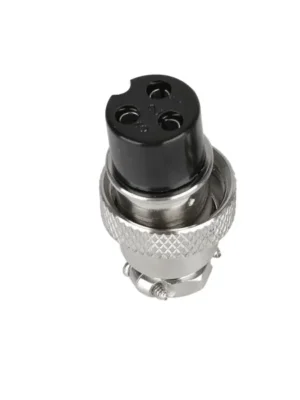 Enchufe de carga macho GX16 de 3 pines