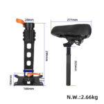 Asiento Kukirin G2 Pro DB con bolsa de asiento grande - Imagen 2