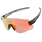 Gafas de ciclismo GUB 6200 (Negro rojo)