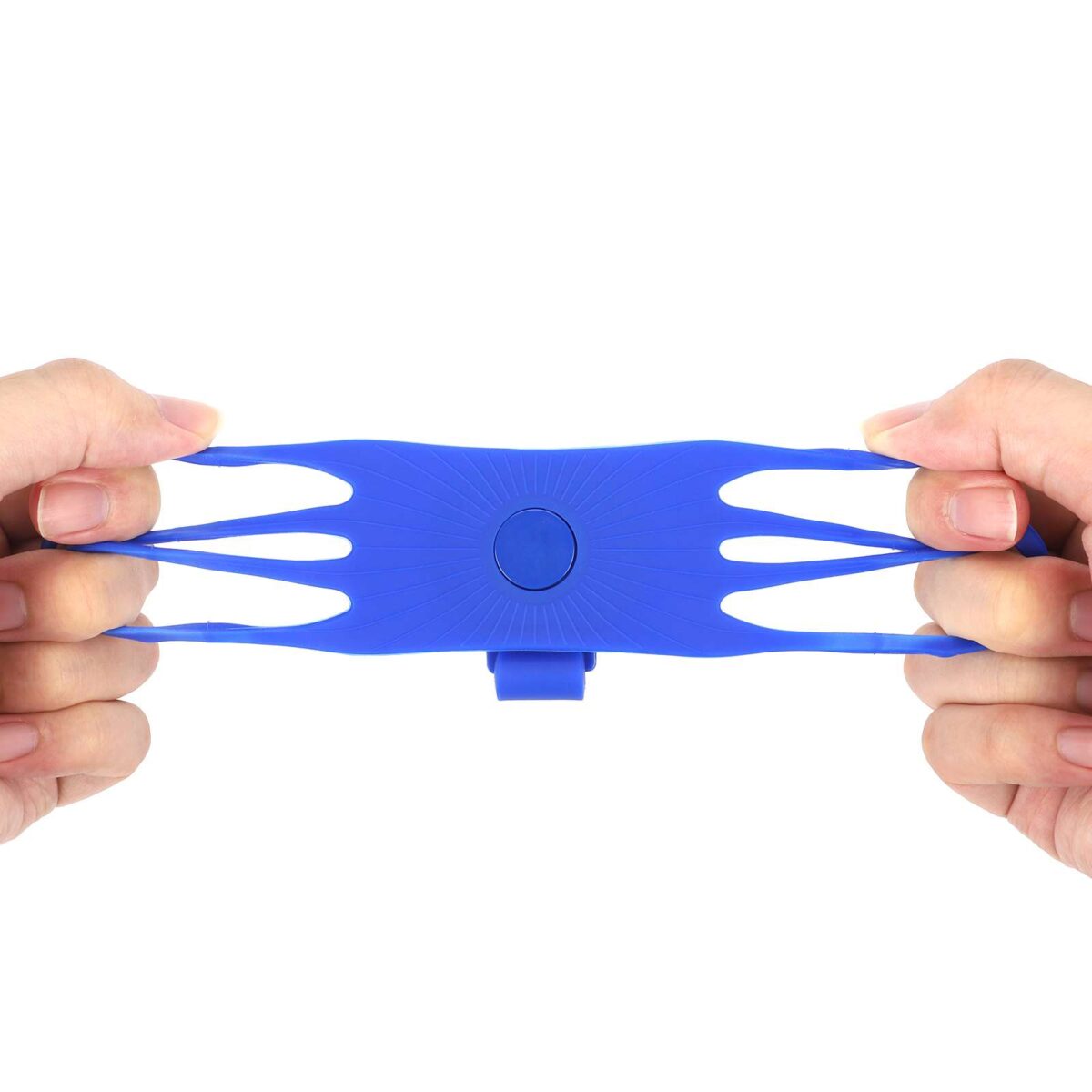 Soporte para teléfono móvil de silicona multifuncional azul - Imagen 6