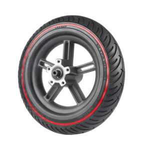 Neumático sólido de 8,5 pulgadas con círculo rojo + llanta Pro