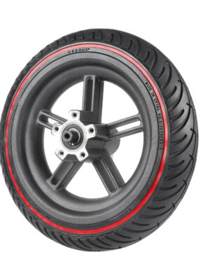 Neumático sólido de 8,5 pulgadas con círculo rojo + llanta Pro