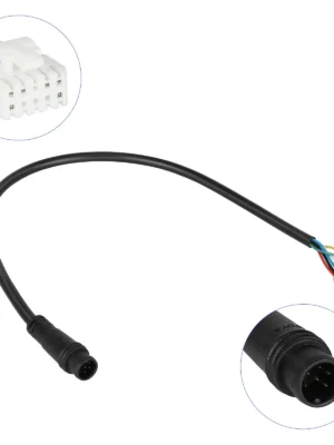 Cable de comunicación frontal para patinete Ninebot F3 original (longitud de 250 mm + conector de 6 pines)