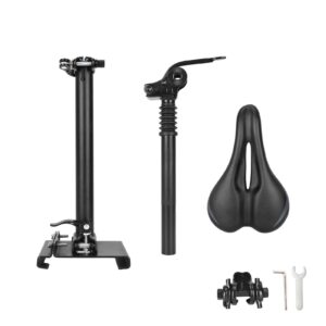 Asiento de dos piezas negro para Xiaomi M365/Pro/1S (bolsa de asiento pequeña)