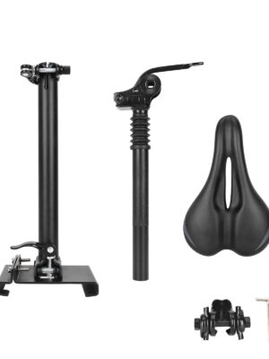 Asiento de dos piezas negro para Xiaomi M365/Pro/1S (bolsa de asiento pequeña)