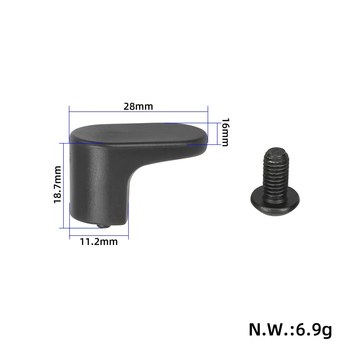 Guardabarros trasero con soporte delantero para patinete Xiaomi 4 Ultra Hook - Imagen 2