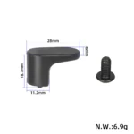 Guardabarros trasero con soporte delantero para patinete Xiaomi 4 Ultra Hook - Imagen 2