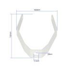Soporte de metal blanco para guardabarros trasero para todos los scooters Xiaomi - Imagen 3