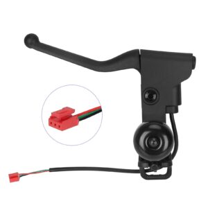 Maneta de freno izquierda original con timbre lateral para patinete Xiaomi 4 Lite 2.ª generación/5 Plus
