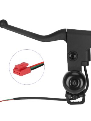 Maneta de freno izquierda original con timbre lateral para patinete Xiaomi 4 Lite 2.ª generación/5 Plus