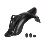 Kit guardabarros trasero original DUCAT-Jeep/Pro II negro (con soporte + piloto trasero + tapón de rosca)