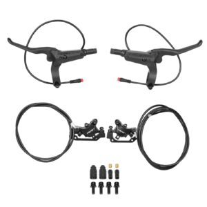 Kit de freno de disco hidráulico NUTT negro (izq. y der.) (1070 mm + 2050 mm)