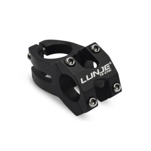 Elevador corto de bicicleta negro de 25,4 mm