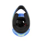Casco todoterreno XXL blanco, azul y amarillo - Imagen 5