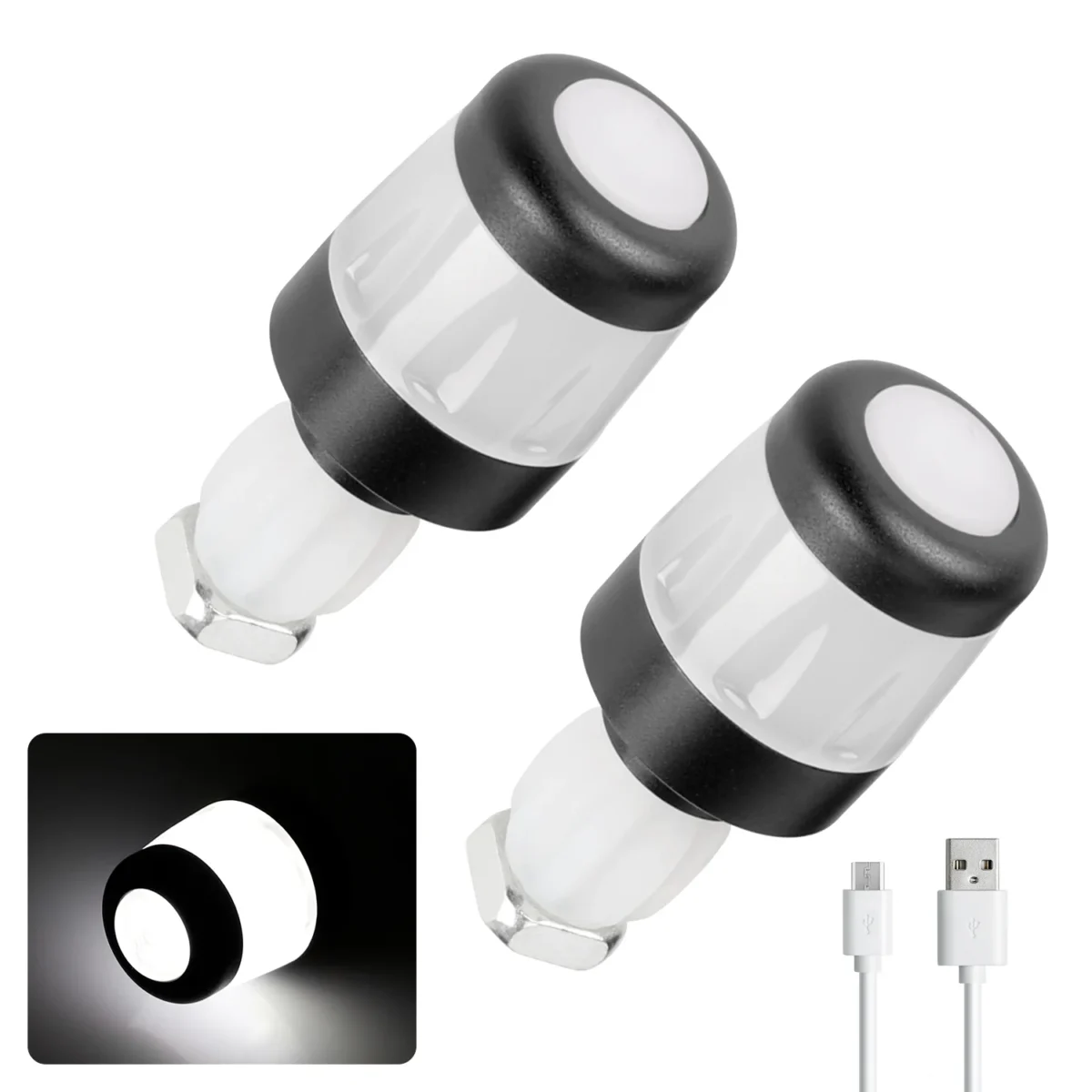 Manillar infantil Ulip con luz blanca y negra para patinetes Ninebot ES y G30 Max - Imagen 5