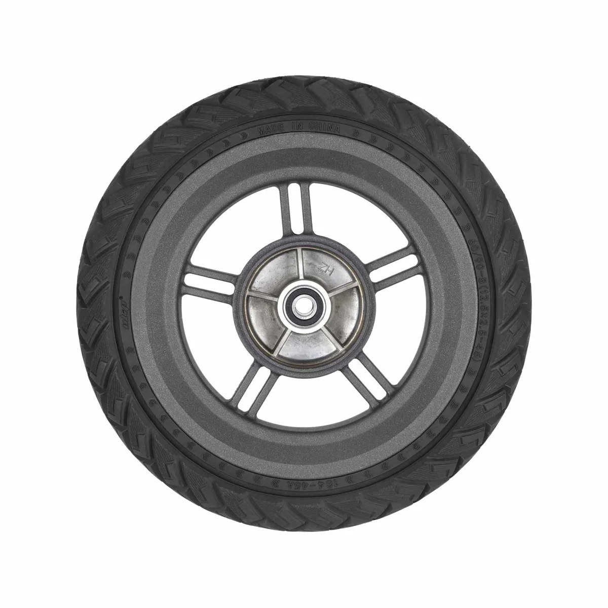 Neumático todoterreno sólido Ulip60/90-8 (12,5 x 2,5-45) con diseño de ala negra y buje para Xiaomi 5 Plus - Imagen 4