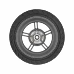 Neumático todoterreno sólido Ulip60/90-8 (12,5 x 2,5-45) con diseño de ala negra y buje para Xiaomi 5 Plus - Imagen 4