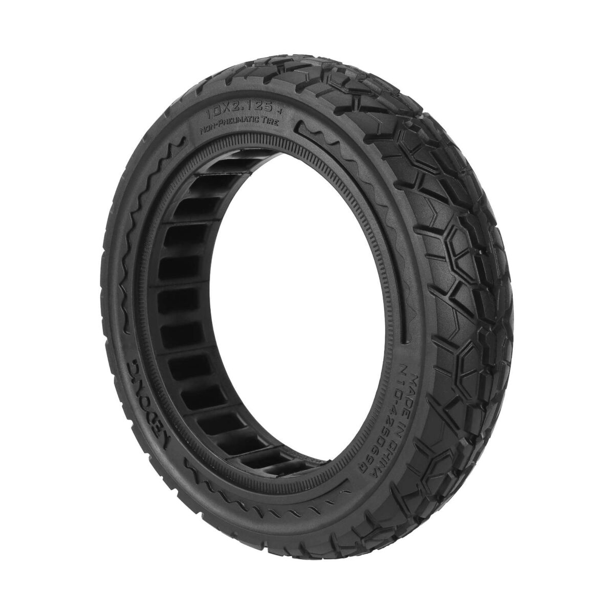 Neumático sólido todoterreno NEDONG 10*2.125 negro con 43 mm - Imagen 5