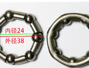 1 juego de cuencos de bola de horquilla MTB de 38 mm con cojinete de eje central conectado