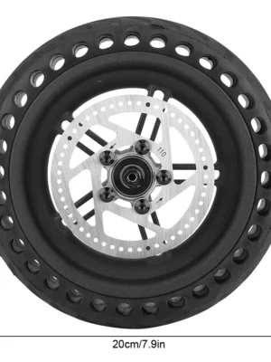 Llanta de rueda de 8 1/2*2 + neumático sólido + disco de 110 mm para scooter M365 y 1S