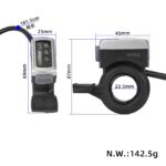 Indicador de potencia Wuxing 106DX para bicicleta eléctrica con batería de litio de 36 V - Imagen 2